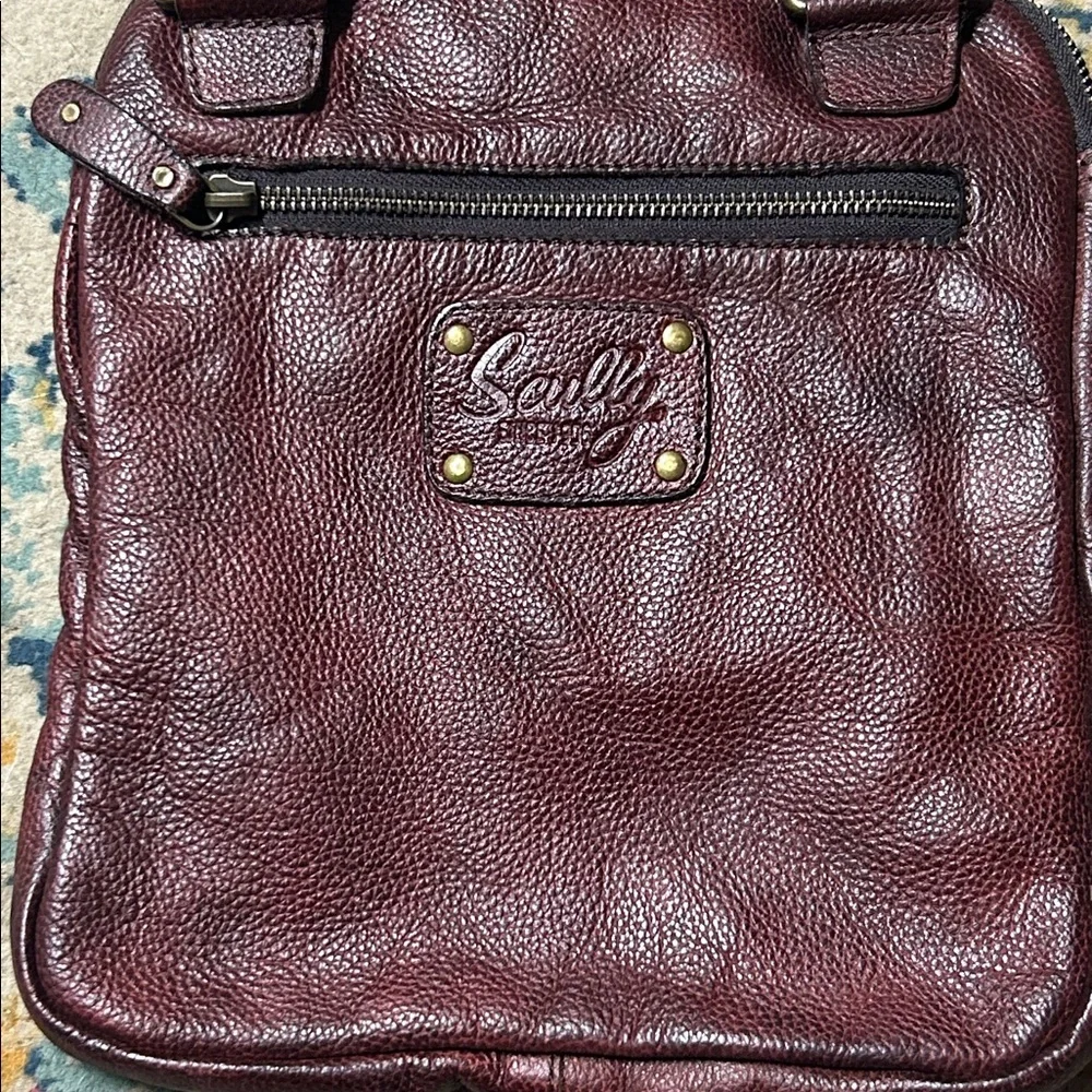Men's Scully Brown‎ Leather Crossbody Bag 924